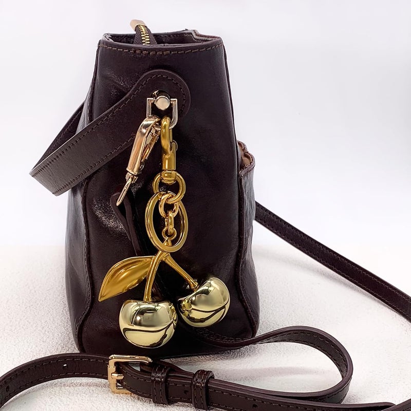 nylry Cherry Keychain & Bag Charm - Cute Cherry Accessories for Women - Gift - Image 5